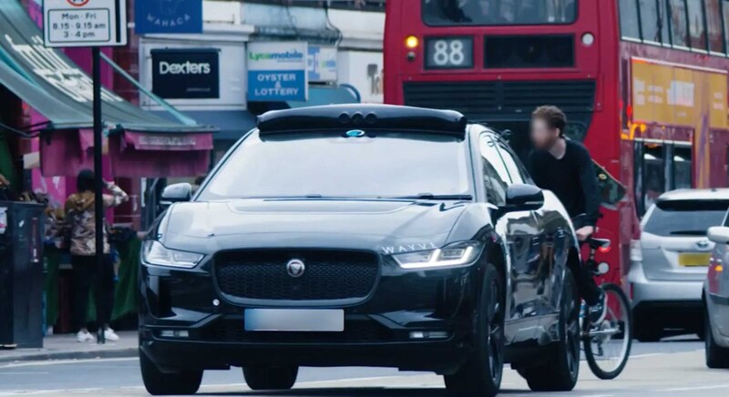 Wayve autonomous vehicle in central London